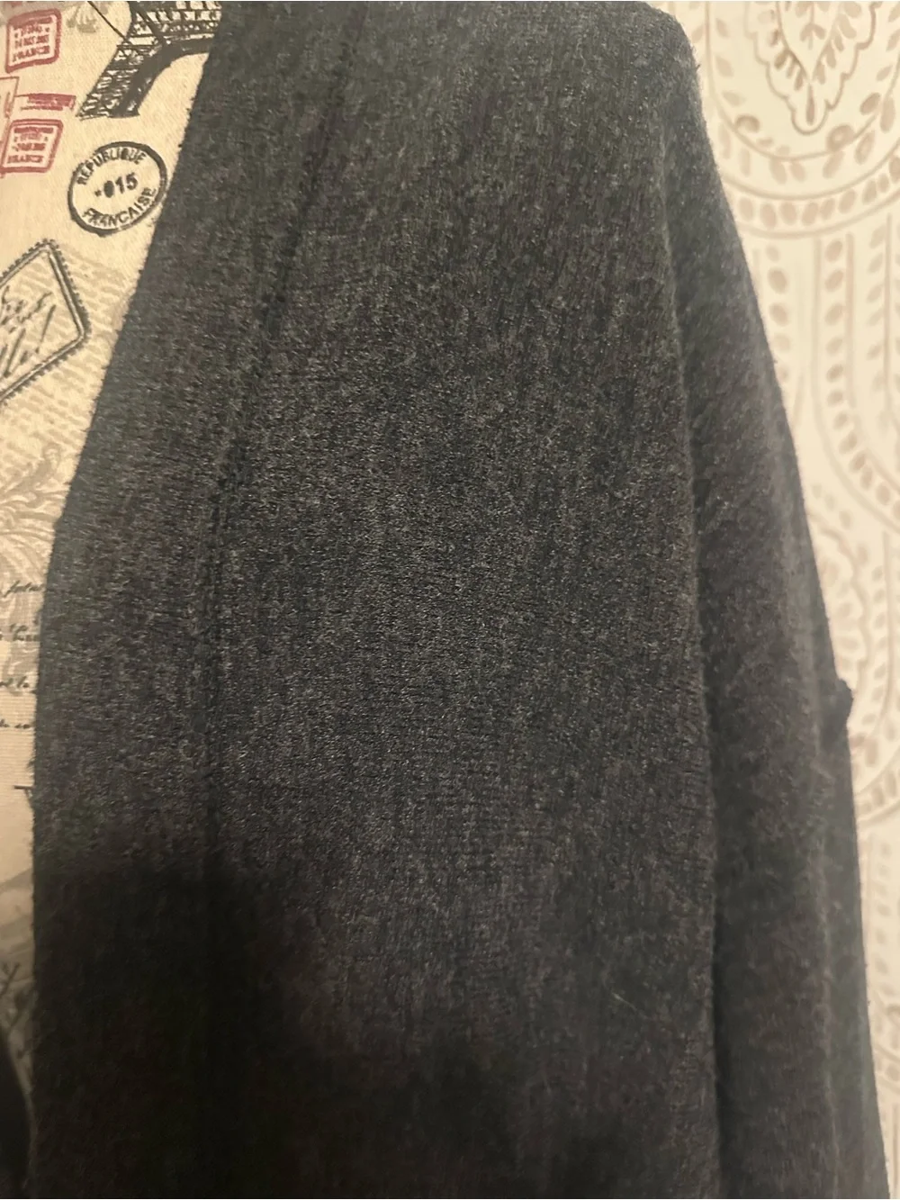 Dark Blue Open-Front Women's Sweater Cardigan - used several times great basic